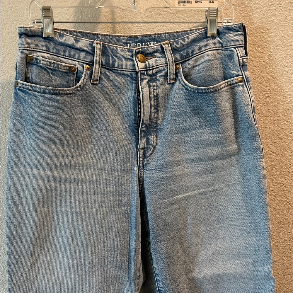 J. Crew Slim Wide Leg,  Light Blue Jeans. Size 27